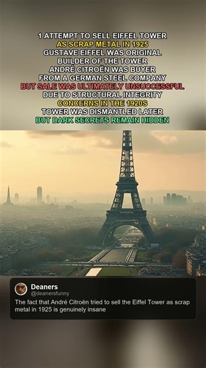A Con Artist Sold the Eiffel Tower as Scrap Metal