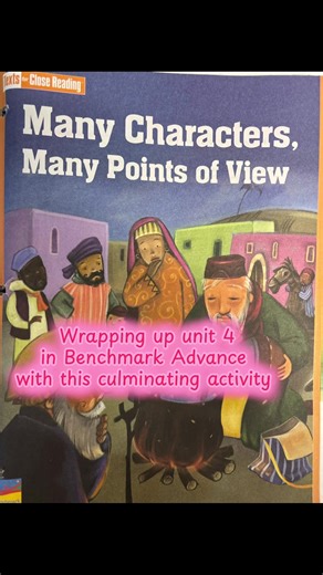 Ending Unit 4 with collaboration, creativity, and deep thinking 💭📚 Students matched lessons to stories, chose one that mattered most, and explained how it connects to real life. Want this lesson-matching activity sign template as a FREEBIE? Comment LESSON below #benchmarkadvance #reading #teachersoftiktok #teachingideas