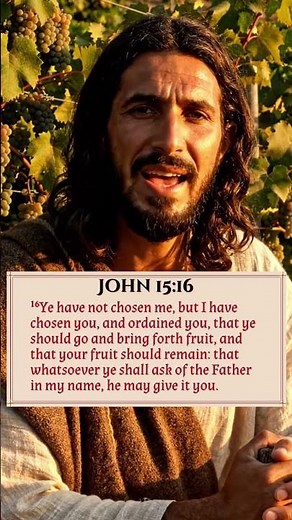Chosen By Jesus To Shine | John 15:16 #Jesus #Purpose #Faith