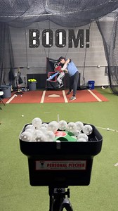 7.3K views · 1.6K reactions | Train Small酪 Small wiffle ball machine work!! Great for hand eye coordination, training small, challenging yourself! Can be used by yourself for quality swing reps! I love this thing, and I even set it up and get some swings myself from time to time!! Check out the link in my bio or message me if interested! #baseball #hitting #hittingcoach #hittingdrills #hittinggoals #hittinginstructor #softball # | The Ultimate Swing | Facebook