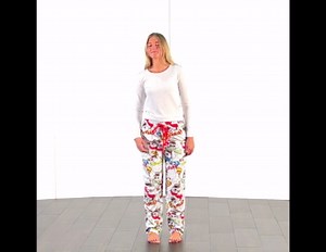 Frosty the Snowman Women's Christmas Tossed Print Sleep Pajama Pants For Adults