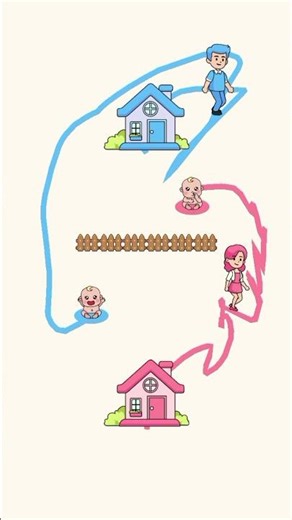 home rush baby game play level 12 #shorts