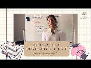 TEXT CONTRACTION: methodology for the French baccalaureate, technological series: