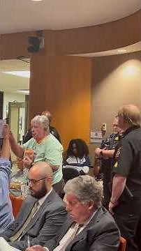Woman removed from Tarrant County meeting for outbursts