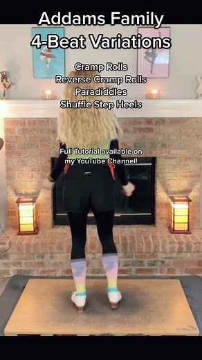 Fun Halloween Tap Dance Exercise Tutorial on YouTube!