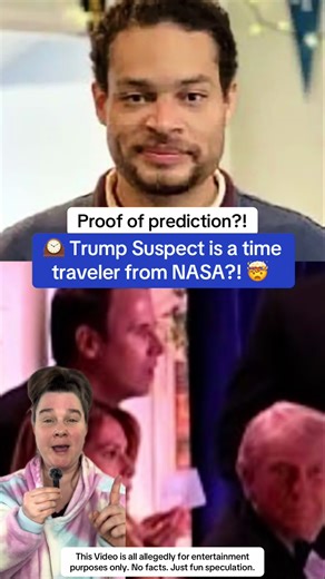 We’ve got possible proof?! 🕰️ Trump Suspect is a time traveler from NASA?! 🤯 White House correspondents dinner Donald Trump Melania, Trump Cole Allen NASA #donaldtrump #trump #whitehousecorrespondentsdinner #coleallen #fyp This video is all allegedly for entertainment purposes only no facts. This is just commentary questions opinions on trending topics and celebrities. None of what I say in this video is real.