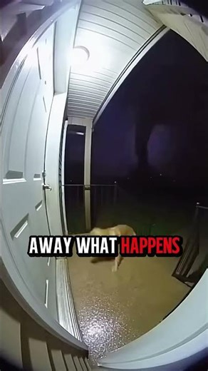 The Poor Dog Stranded Outside With Tornado Approaching