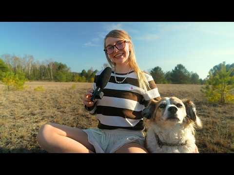 Outside ASMR in Eerie Silence 🌾 (personal attention, walking around, nature sounds)