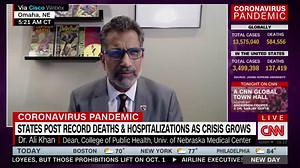 “We should expect this disease to continue to hopscotch across the United States, because over 90% of people are still susceptible,” says Dr. Ali Khan, former director of the CDC Office of Public Health Preparedness. “Even places that think they're doing quite well right now, they're not. Until you get this contained within your community, you are at risk of it coming back again and increasing.” https://cnn.it/3h07Khe | CNN Replay