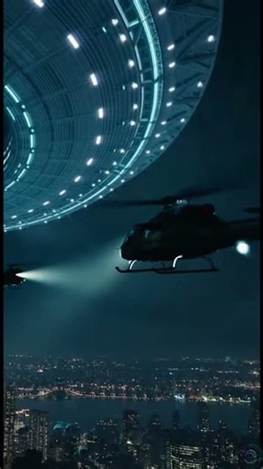 Massive UFO Appears Over City at Night | Alien Invasion Caught on Camera #views #viral