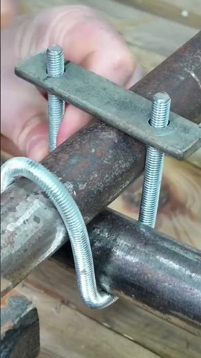 Simple Pipe Clamp Hack Using Threaded Rods | DIY Metal Tool Idea #diytool #pipeclamp