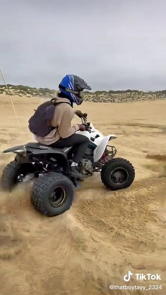 ATV riding at Pismo Beach! #california #cali #atv #atvlifestyle #bikelife #beach #pismobeach #sanddunes #fff #lfl #f4f #oceano #ocean #vibes