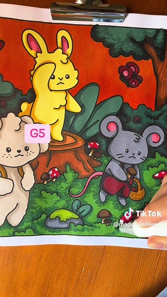 Adding Depth to Colouring Pages: Tutorial 🍃