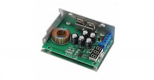 300W Power Supply Module DC 3.5~30V to 0.8~29V 10A Buck Converter/Adjustable Voltage Regulator/Adapter/Driver Module + Voltmeter