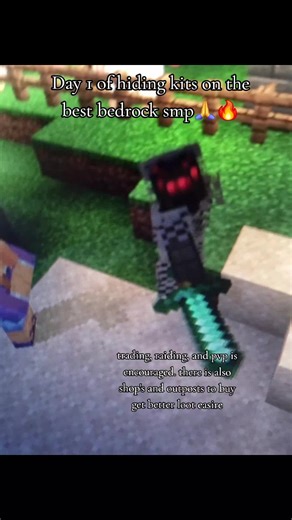 CODE - YR2smFPHHkm6d6k New Smp Realm, has good shop's and a storyline🔥. Trading,raiding, and taking loot is allowed⚔️ (Also Has a 3000x3000 world border so people are closer together), no rules besides no exploiting and no bug abusing❌ (also try bring players) #bedrock #minecraft #realm #minecraftrealm #joinup