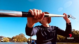 A Gold Coast angler has had an unusual run in with a bull shark. James Neil was in his kayak on Currumbin Creek, when the predator leapt out of the water. 7NEWS at 6pm. More: https://7news.link/3KVqukj #7NEWS | 7NEWS Brisbane