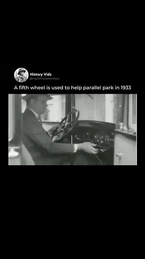 History Vids | In 1933, Brooks Walker invented the fifth wheel for parallel parking, but despite numerous attempts to market it to various automobile... | Instagram