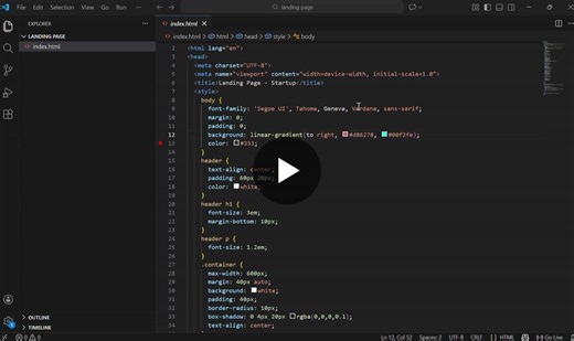 #taskcompleted #codsoft #landingpage | Arvinthaa sriee Rajendran