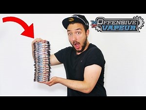MEILLEURE MEGA Ouverture de 100 Boosters Pokémon OFFENSIVE VAPEUR #2 RECORD !!