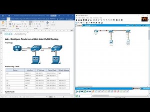 4.2.8 Lab - Configure Router-on-a-Stick Inter-VLAN Routing