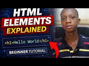 HTML Elements and Attributes for Beginners | Build Your First Web Page