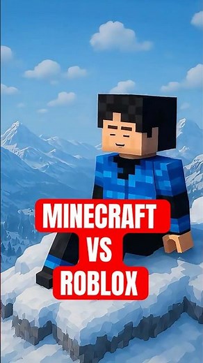 Minecraft OR Roblox ?! #minecraft VS #roblox