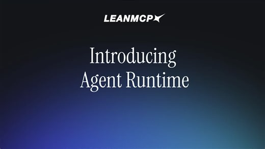 #agentruntime #enterpriseai #aiagents #securedeployment #mcp #productlaunch | Leanmcp