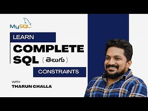 Complete SQL in Telugu - Constraints #sql #dataanalysis #telugu