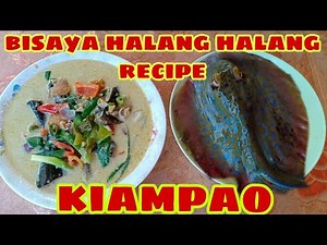 kiampao bisaya halang halang carenderia business recipe @ubay vines yt