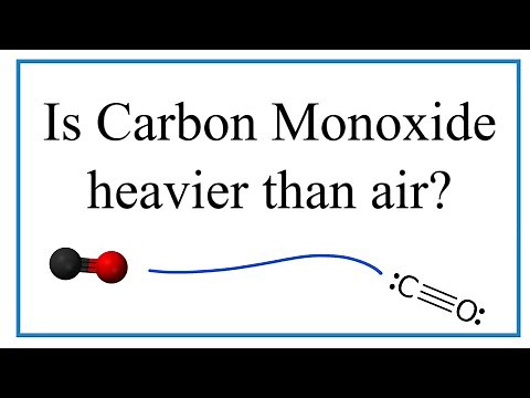 Is Carbon monoxide heavier than air?