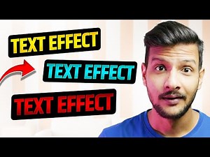 Easy Photoshop Text Effects for Eye-Catching Thumbnails