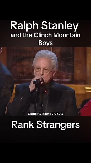 Ralph Stanley and the Clinch Mountain Boys perform Rank Strangers on Gaither TV. #fyp #livemusic #bluegrass #throwback #fiddle #rankstrangers #foryou