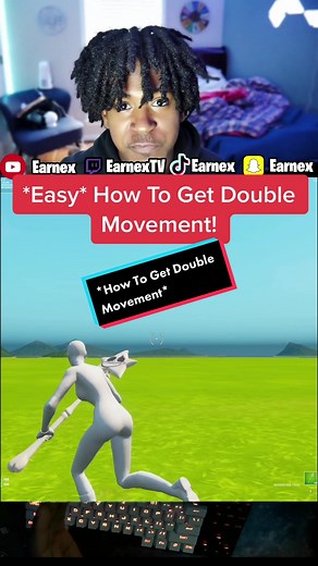 How To Get Double Movement! #fortnite #doublemovement #wootingdoublemovement #tutorial #fyp
