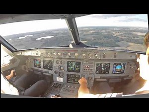 Malmo ESMS Cockpit view (improved) landing rwy 35