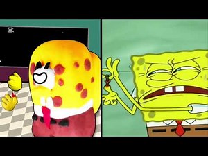 Spongebob Removing A Spliter In Among Us