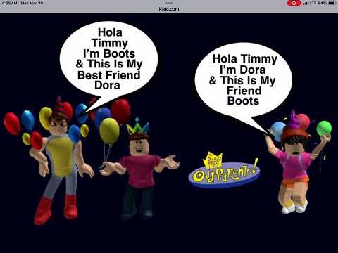 Dora & Boots Meet Timmy Turner From The Fairly OddParents (Happy 26th Birthday Regan Mizrahi)