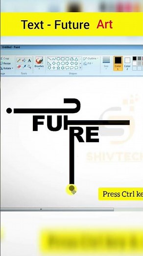 draw future in ms paint #paint #drawing #viral #mspaint /-