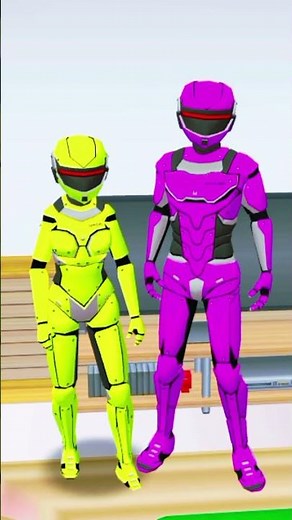 Yuta family transformasi robot dance yellow #game #sakura #video #viral #shorts #shortvideo 👾😱💃