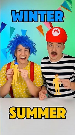 🧤 Learn Seasons With A Clothes Matching Game ☀️ #shorts #kidslearning