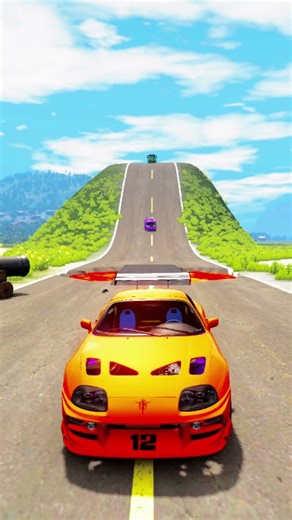 INSANE Car Jumps Over Deadly Traps! 😱 | BeamNG Drive Epic Stunts