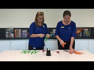 STEM: Paper chains with Sonya and Emily at Chermside Library