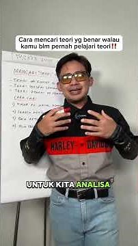 Cara cari grand theory yang benar