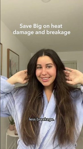 The Easiest Way to Dry & Smooth Your Hair Fast