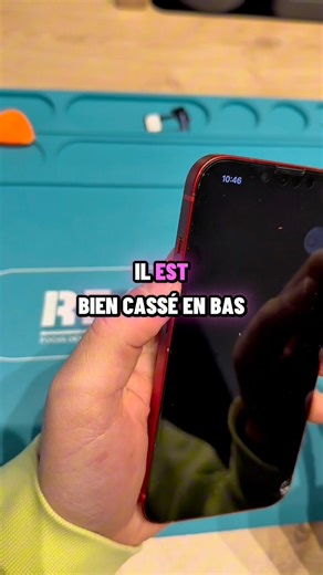 Remplacement écran IPHONE 13 ❤️ #iphone #repair | Shacmyphone