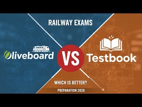 Testbook vs Oliveboard for Railway 2026 🔥 Which is Best for RRB NTPC, Group D, ALP? | Honest Review