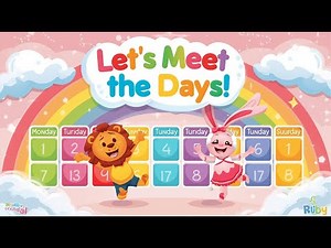 Days of the Week for Kids | Talking Calendar Adventure | Fun Learning with Lucas & Ruby