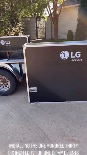 Installing the LG Direct View LED 136-inch TV