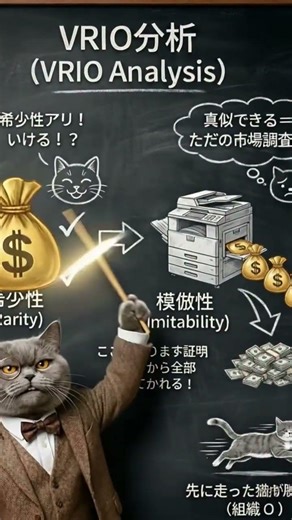 VRIO分析|猫先生の金融・会計講座#2