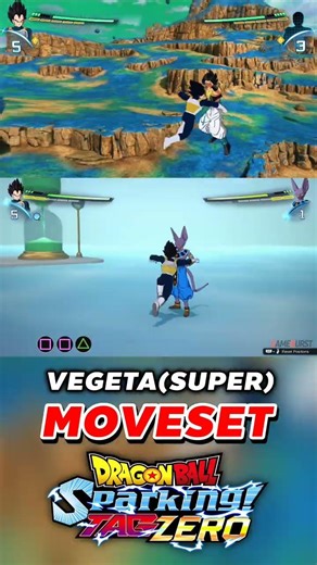 Vegeta (Super) MOVESET - PSP Mod GAMEPLAY | Dragon Ball Sparking TAG ZERO