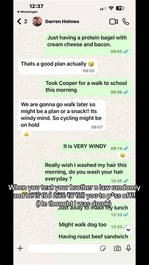 Funny Brother-in-Law Text Exchange